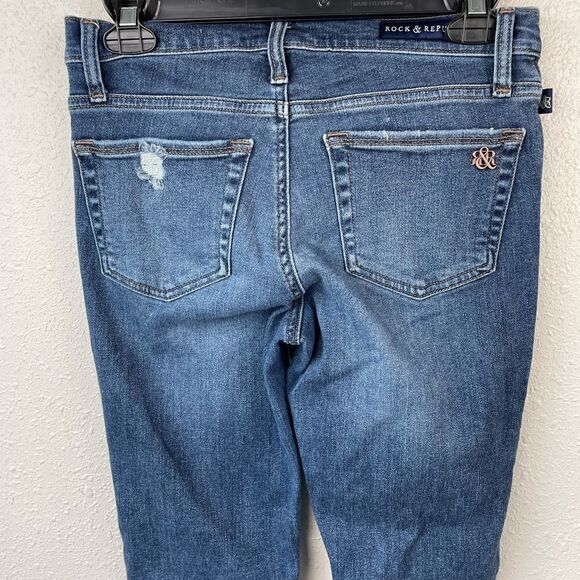 Rock & Republic Fixx Stretch Skinny Jeans Size 8M EUC - Picture 2 of 6